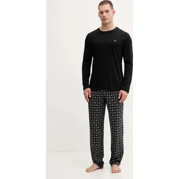 Dámské pyžamo Bavlněné pyžamo Emporio Armani Underwear EM000611.AF14994 černá 99X, vel. M