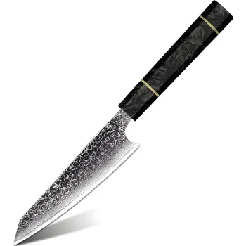 Kuchyňský nůž IZMAEL Damaškový kuchyňský nůž TS 37449 Utility/Černá 15.5 cm