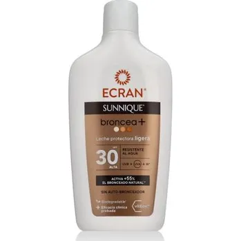 Přípravek na opalování Ecran Sunnique Broncea+ Protective Milk SPF30 mléko na opalování 370 ml
