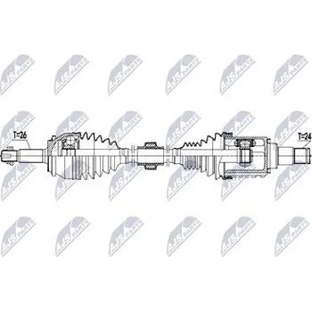 Hnací hřídel - poloosa NTY NPW-TY-235