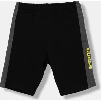 Oblečení a móda Dětské bavlněné šortky Guess N6RD01.KA6R4.PPY2 černá 99X, vel. 118-122