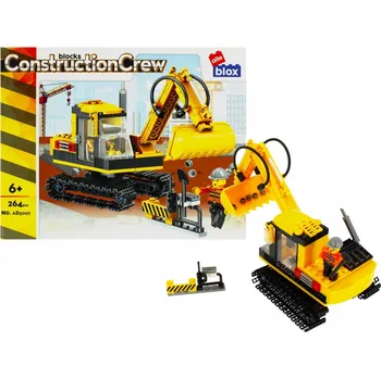 ostatní stavebnice Stavební Stavebnice Bagr 264 dílků Alleblox
