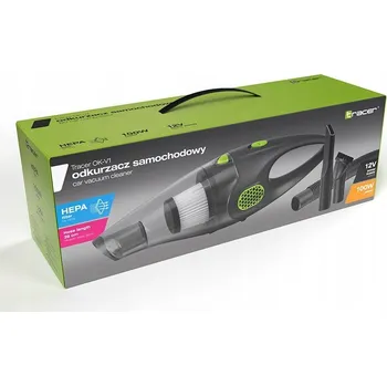 Vysavač Vysavač do auta TRACER OK-V1 Ruční 100W Vyměnitelné nástavce HEPA filtr