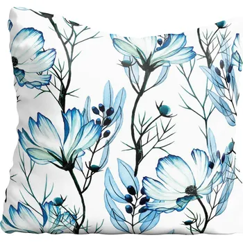 Povlak na polštářek Dekorační povlak na polštář s květinami 40x40 cm