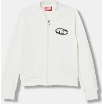 Chlapecká mikina Dětská mikina s bavlnou Diesel SKIPPY SWEAT-SHIRT J02620.0GEAD bílá 00X, vel. 172