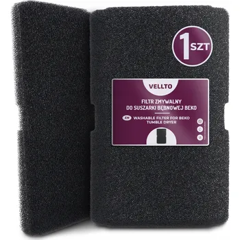 Praní a péče o prádlo FILTR SUŠIČKY PRÁDLA Beko Grundig Dexon Smeg PĚNOVÝ Houbový OMYVATELNÝ