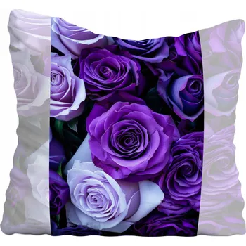 Polštář Povlak na polštář s květinami 20x20 cm