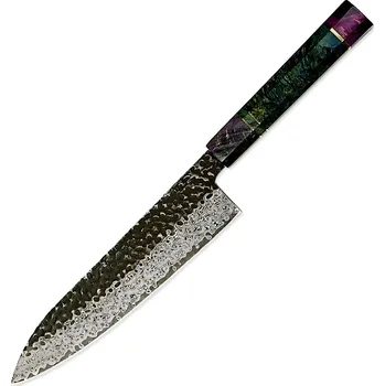 Kuchyňský nůž IZMAEL Damaškový kuchyňský nůž SE 37548 Chef/Multibarevná 22.1 cm