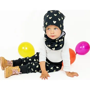 Kocour Mourek Tepláky - BAGGY MICKY černé Velikost 86