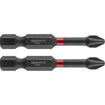 Bit Bit úderový PH2 x 50 mm, 2 ks - Graphite
