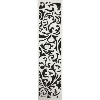 Šablona plastová pro kreativní tvoření - 30 x 7,5 cm - Ornamenty č.4