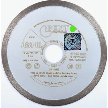 Řezný kotouč Gent | dia řezný kotouč – na obklady a tvrdou keramiku Průměr: 115 mm