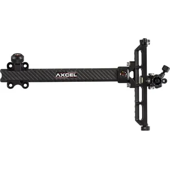 Axcel Achieve Carbon No Lock 9" Recurve Sight (Zaměřovač Axcel Achieve Carbon No Lock 9" pro reflexní luky)