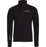 PROGRESS Progress Torez ZIP pánská funkční sportovní mikina, černá velikost XXL