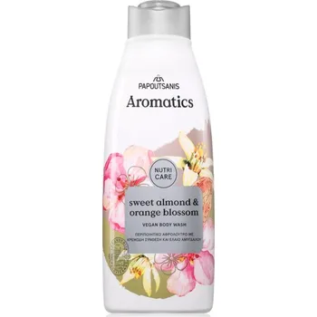 Sprchový gel PAPOUTSANIS Aromatics Sweet Almond sprchový gel 600 ml