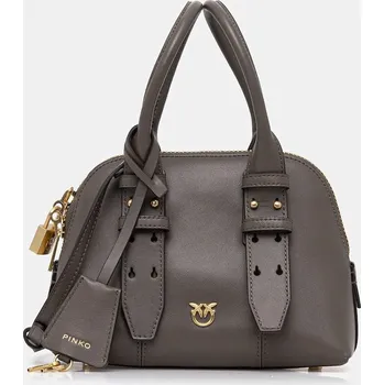 Kožená kabelka Pinko 105333.A0QO šedá 90Y, vel. ONE SIZE