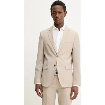 Dámské sako Vlněné sako HUGO Arti253X 50558082 béžová 80X, vel. 48