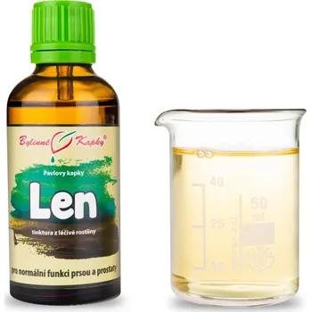 Doplněk stravy Bylinné kapky s.r.o. Len - Pavlovy bylinné kapky (tinktura) 50 ml