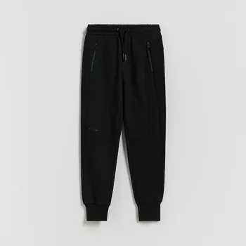 Chlapecké kalhoty Reserved - Bavlněné jogger kalhoty - černý - 403HK-99X - 403HK-99X-152