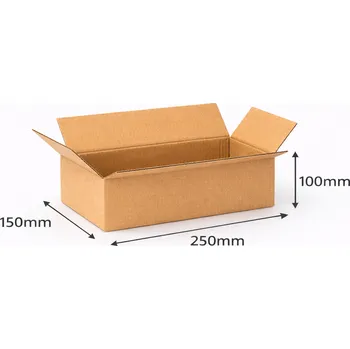 Výtvárné potřeby Era-pack Krabice papírová klopová - 3VVL Velikost: 250 x 150 x 100 mm - 3VVL