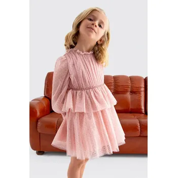 Dívčí šaty Dívčí šaty Abel&Lula 5532.3.Mini.9BYA růžová 30X, vel. 110