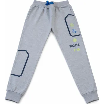 xcena Bavlněné tepláky šedé s kapsami Velikost: 140