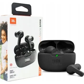 Sluchátka Bezdrátová sluchátka do uší JBL Wave Beam TWS Bluetooth 5.1, černá