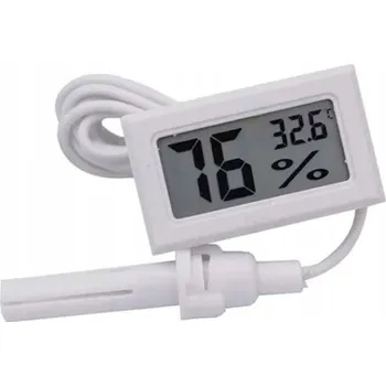 Domácí teploměr GALAXYFARM Mini Teploměr Vlhkoměr s externí sondou 1m