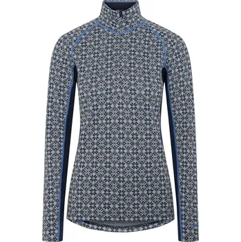 Dámské tričko Dámské funkční triko Kari Traa Rose Light Baselayer Half Zip Velikost: M / Barva: modrá/světle modrá