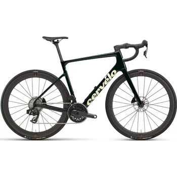 Silniční kolo Cervélo Caledonia-5 Force AXS - Emerald/Cream 58 2026, 28" 2026, 28"