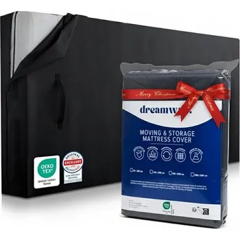 Úložný box Dreamway - Potah na matraci 140 x 200 cm pro skladování a stěhování - tloušťka 30 cm - Úložný vak
