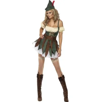 Karnevalový kostým SmiffysKostým Robin Hood dámský Velikost: M 40 - 42