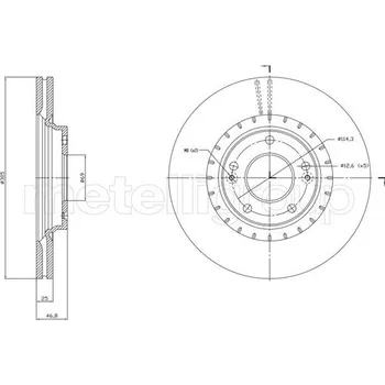 Brzdový kotouč Brzdový kotouč METELLI 23-1818C