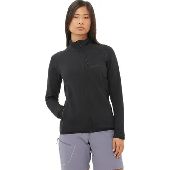 Dámská mikina Salomon Essential Lightwarm FZ W LC2445900 - deep black XL