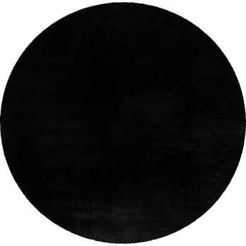 Hans Home Kusový koberec Joy 1400 black kruh - 80x80 (průměr) kruh