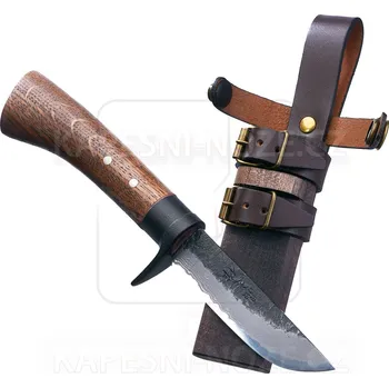 lovecký nůž Toyokuni Japan Toyokuni Akiyuki Sub-Sword Damascus 9 cm