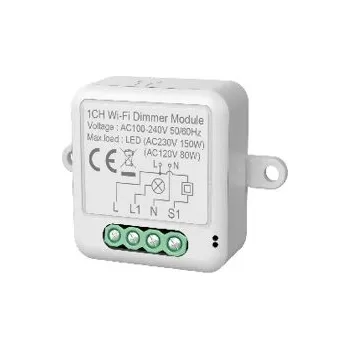 vypínač BOT Smart WiFi přijímač stmívač Tuya CH17 Počet tlačítek: Jednotlačítkový