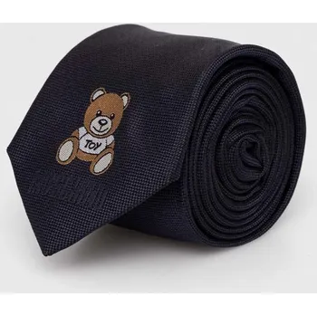 Kravata Hedvábná kravata Moschino M5727.55061 námořnická modř 59X, vel. ONE SIZE