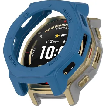 Příslušenství k chytrým hodinkám VSECHNONAMOBIL 131066 TPU HALF COVER Kryt pro Amazfit T-Rex 3 Pro 44mm modrý