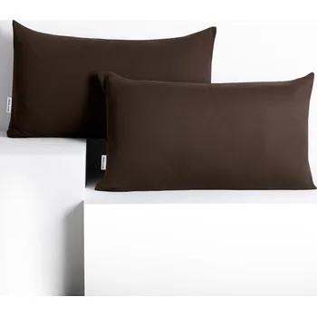 Povlaky na polštáře Decoking Terro 50x60 hnědé - 2 kusy, velikost 50x60*2