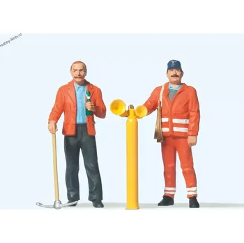 Modelová železnice Postavičky Traťováci G - Preiser 45005 (Zahradní železnice)