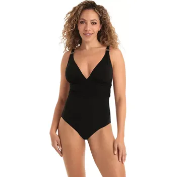 Dámské plavky Dámské jednodílné plavky Rosa Faia Luxe M5 7781 černé velikost 75C/D