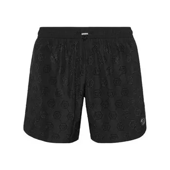 Pánské oblečení PHILIPP PLEIN Šortky 23657 Černá S