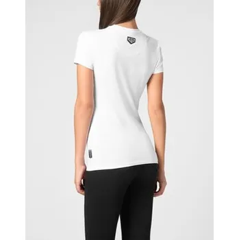 PHILIPP PLEIN T-Shirt 9533 Bílá Skin Tight Fit XL