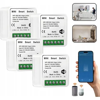 vypínač PODOMÍTKOVÉ RELÉ BEZDRÁTOVÝ SPÍNAČ WiFi Modul TUYA SMART 16A