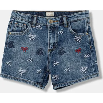 Dětské riflové kraťasy Guess K6RD06.D45E0.PPY2 modrá 55X, vel. 96-104