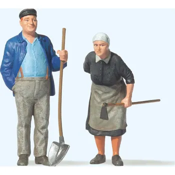 Modelová železnice Postavičky Na vesnici G - Preiser 45071 (Zahradní železnice)