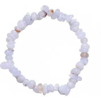 Náramek Bealio BEALIO Minerální náramek AMETYST ACHÁT sekaný Délka náramku: 17-21 cm 06-00008-2368