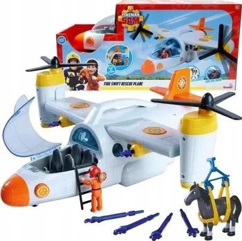 letadlo a vrtulník Simba Toys Požárník Sam záchranné letadlo