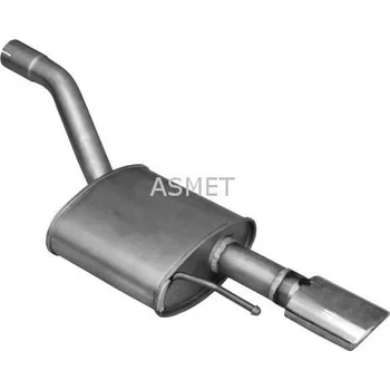 Tlumič výfuku Zadní tlumič výfuku ASMET 05.254